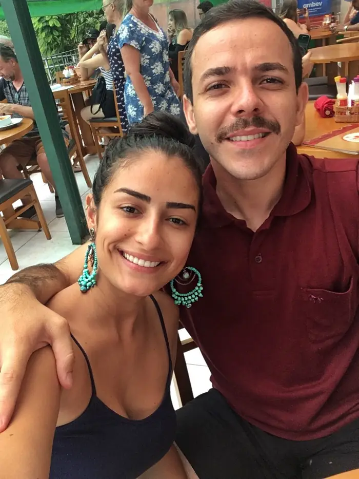 Alana e Benedito em 2018